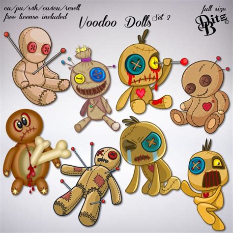 Voodoo doll set